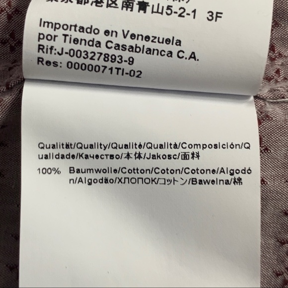 HUGO BOSS Robb Button Up Short Sleeve Men's Shirt - Picture 10 of 14